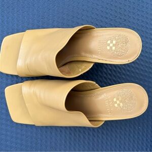 Vince Camuto, Beige , open toe slides, size 7